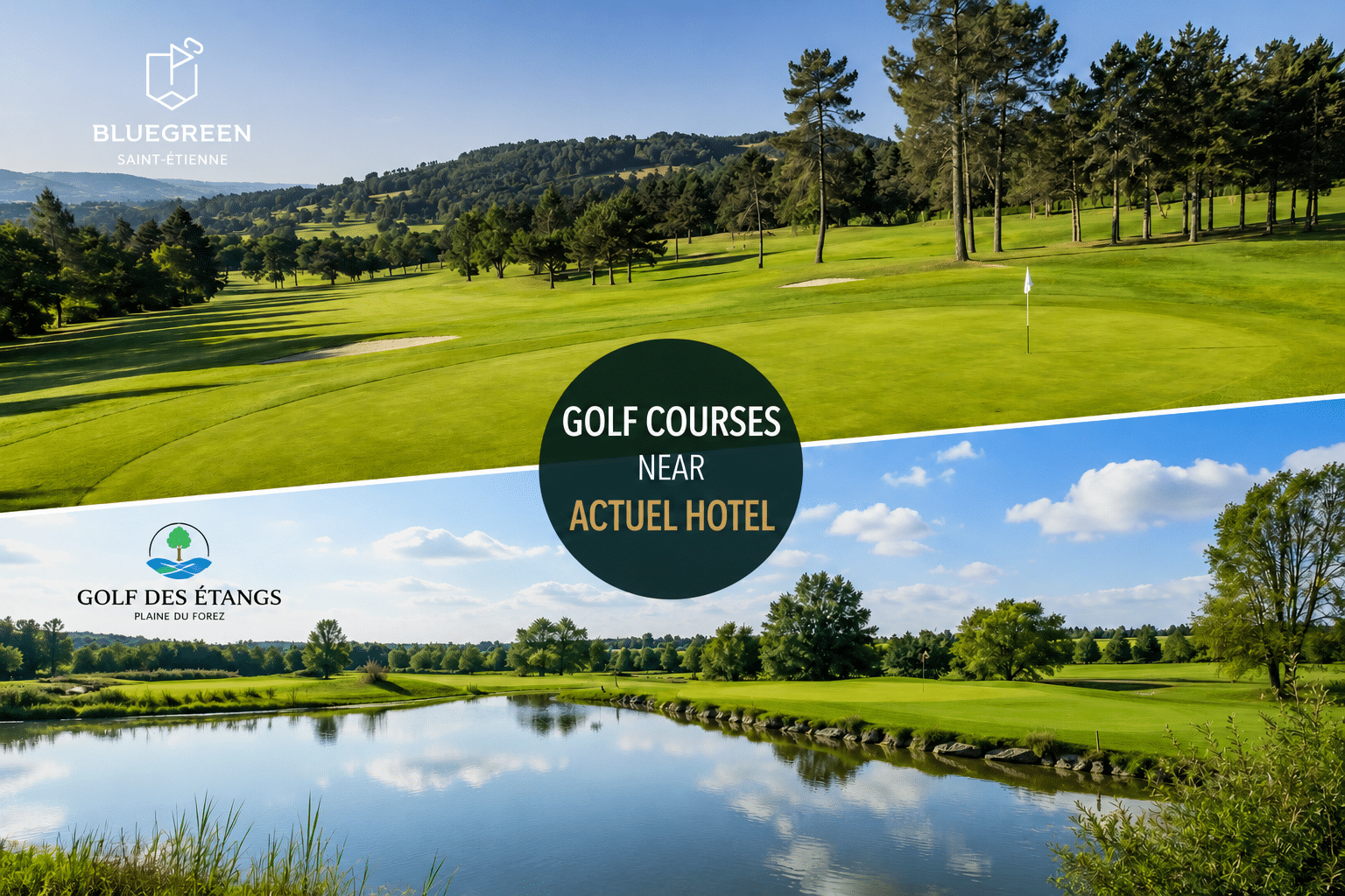 golf courses near Actuel Hôtel
